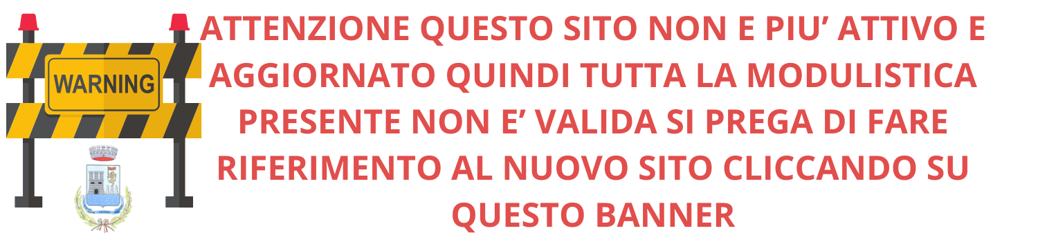 SITO VECCHIO DISMESSO NON PIU' ATTIVO E AGGIORNATO